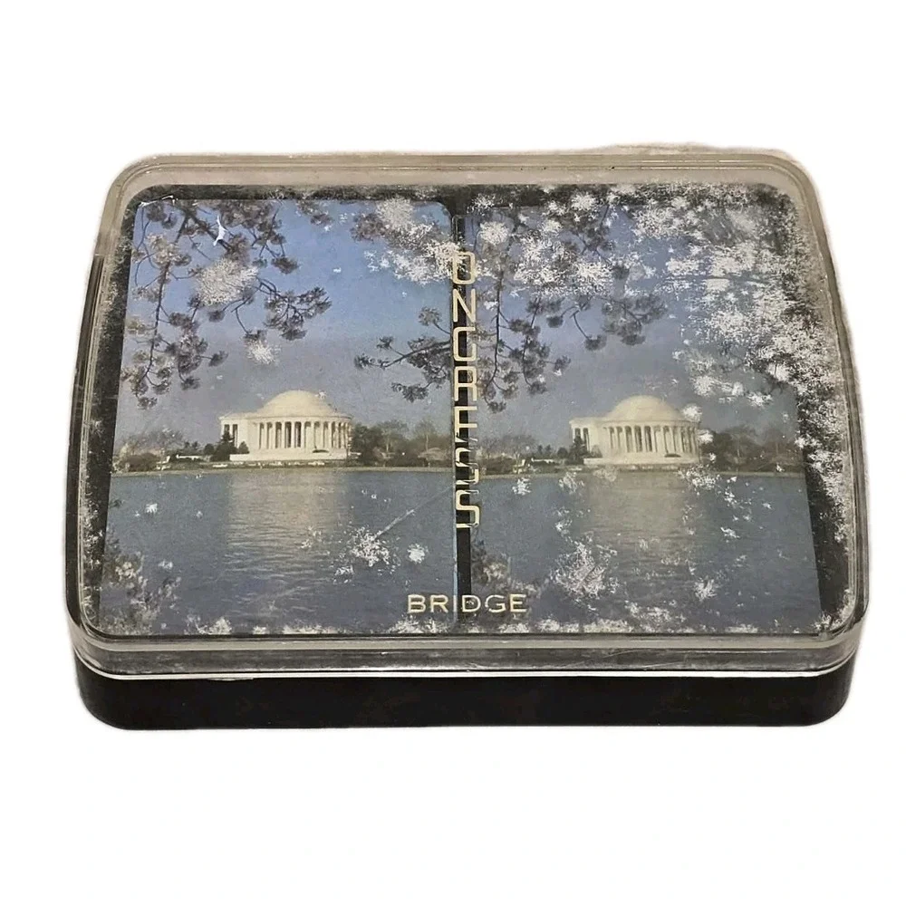 Vintage Congress Washington DC Bridge Cards Set 1970s GUC 🇺🇸🃏